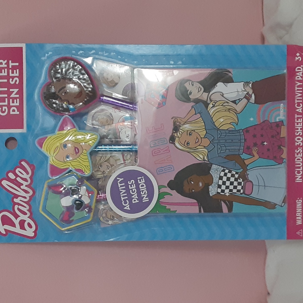 ❗SOLD❗Barbie Glitter Pen Set